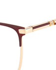 HER 0204 NOA Gold Burgundy