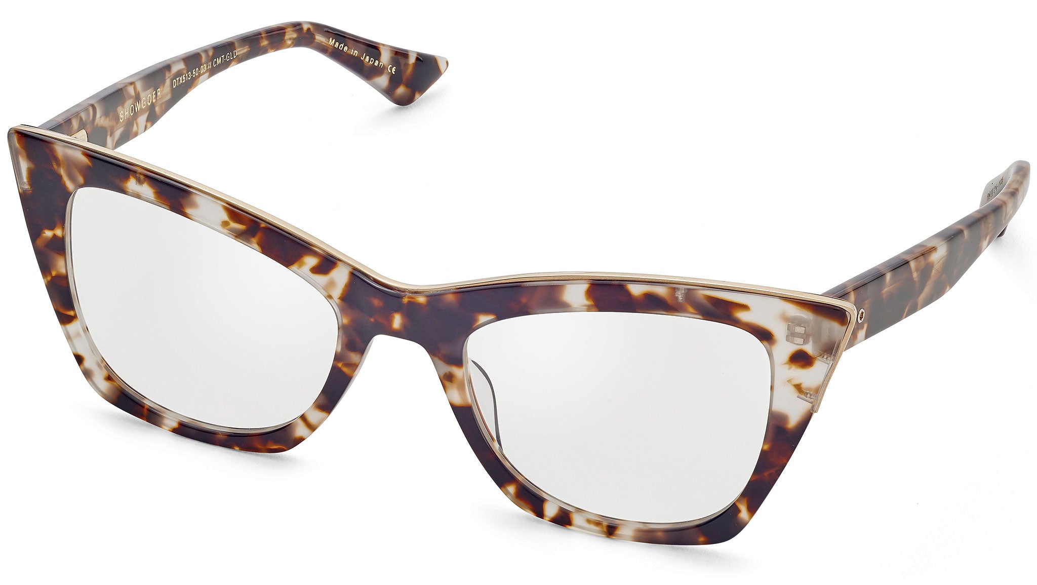 Showgoer DTX 513 03 cream tortoise and gold